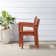 Strayer Stackable Reddish Brown Coastal Wood Dining Set