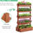 Shanitha Vertical Wooden Garden Bed, Freestanding Wood Plant Stand Flower Rack Wooden Planter Box Container-974570651