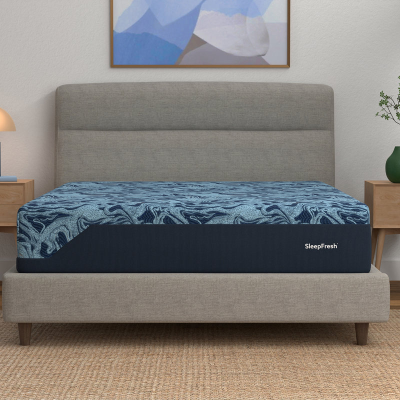 Matelas en mousse viscoélastique 12 "SleepFresh CopperCool, Simple extra long