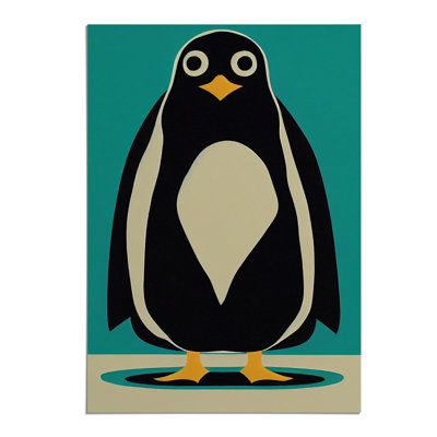 Penguin Abstract Art No.8 - Wall Art