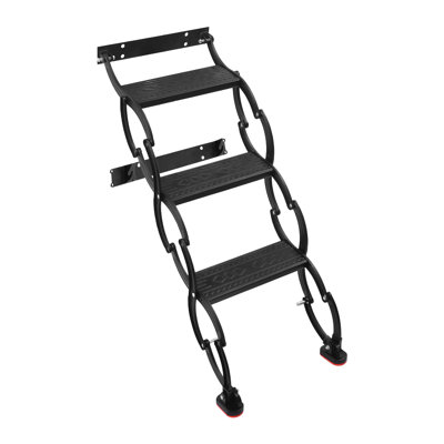 3 Steps Wall Mounted Retractable Folding Ladder