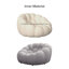 Canapé moderne de plancher à bulles 46,9 po, fauteuil simple Modern-625838086