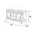 Vizcaino 67'' Double Bathroom Vanity with Marble Top-1858387837