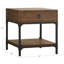 Table de bout avec rangement vitela