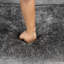 Réglable avec méridienne réversible et coussins d'accoudoirs amovibles, pieds, tissu en chenille, gris pour le salon et le salon, coussins, surface en tissu robuste