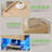 17"W Modern Style Wooden Nightstands with USB Port and LED Lights-984592187