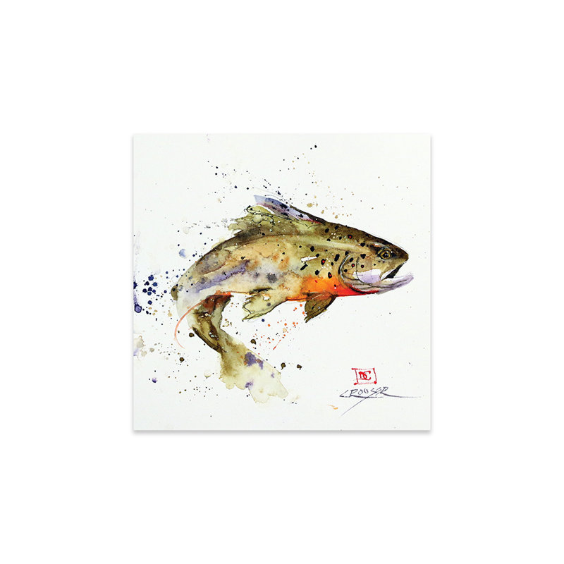 «Jilling Trout Good» par Dean Crouser - impression non encadrée