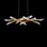 Solitude 12 Light Crystal LED Linear Pendant