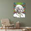 Art sur toile tendue de la collection Red Russel Studio® Dean Russo, Einstein 5-255193937