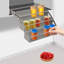 3-Tier Pull-Down Spice Rack For Upper Kitchen Cabinet