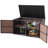 Costway 45'' W 88 Gallons Water Resistant Cabinet Deck Box in Brown