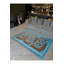 Tapis décoratif lavable turquoise-1673749277