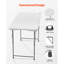 121.9cm Rectangular Adjustable Folding Table