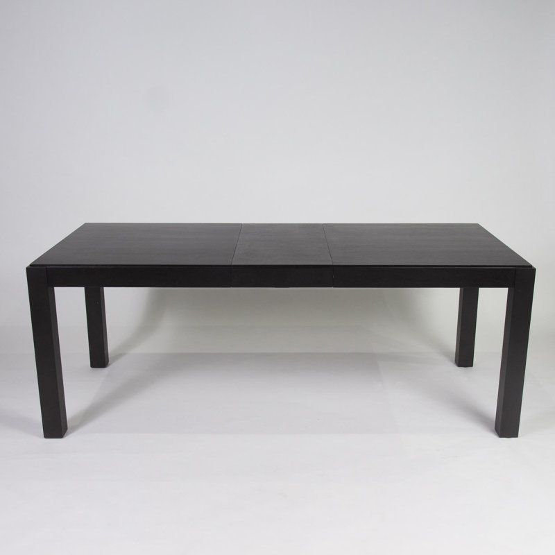 Aayushi Rectangular 200 Cm L x 90 Cm W Dining Table, Black, H75 x L200 x W90cm