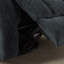 Fauteuil inclinable manuel pivotant de 37,4 po en microfibre avec chaleur et massage-88087075