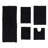 Freida Plush floral Complete Bath Rug set (Set of 5)-415963039