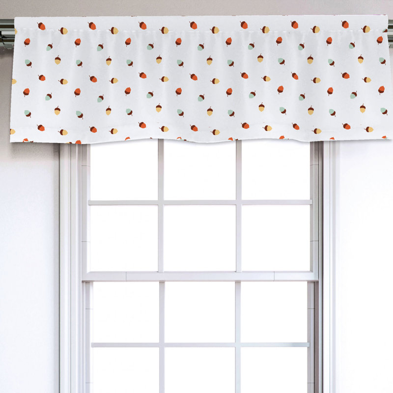 Sateen Ruffled Window Valance