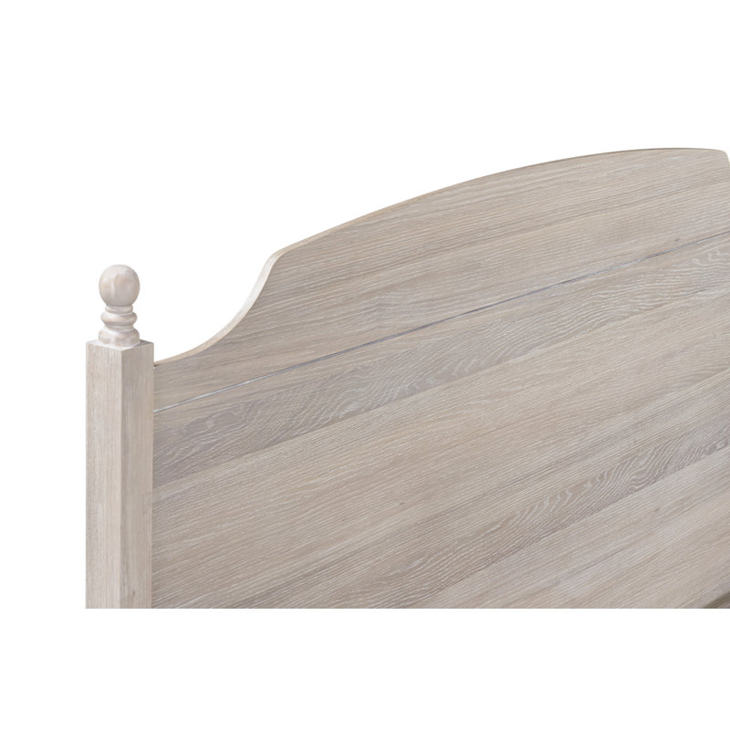 Summerville King Bed White Wash, White, King