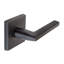 Bravura 839-7 Delray Privacy Lever on  Square Contemporary  Rose in Oil Rubbed Bronze