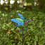 36"H Solar Hummingbird Garden Stake