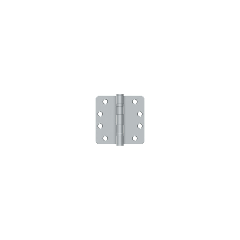 102'' x 102'' Steel Butt Bearing Hinge, Brushed Chrome