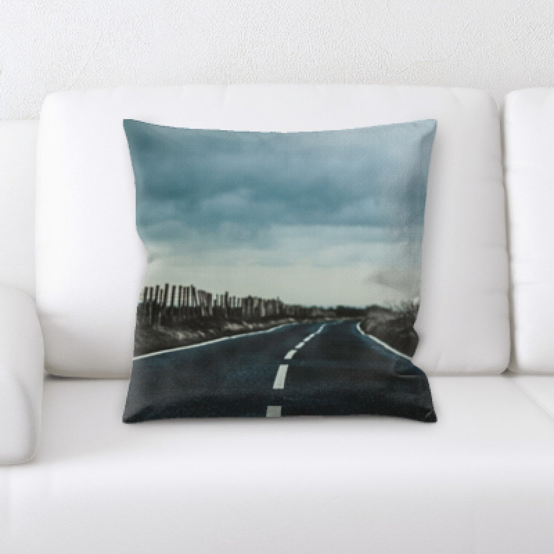 Housse et insert de coussin carré Khat A Road to Many Places
