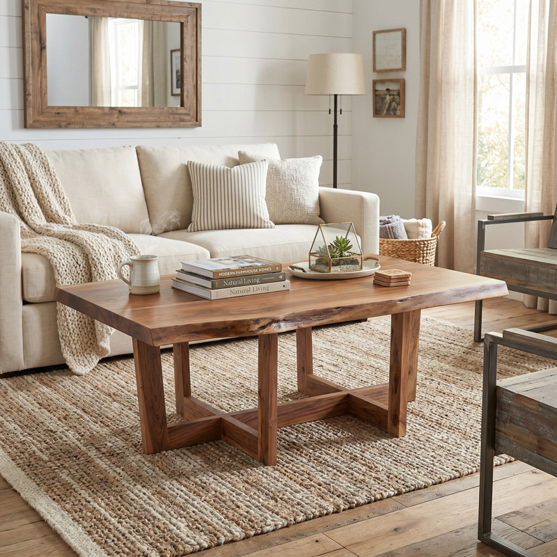 Table basse Berkshire Live Edge, H 18 po x L 48 po x l 32 po