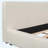 King Size Upholstered Bed Frame In Stylish Beige, Modern Platform Bed Design-18549762-18549766