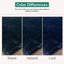 Tapis uni bleu marine en polypropylène tissé à la machine-86184003