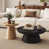 Black/Natural Wood