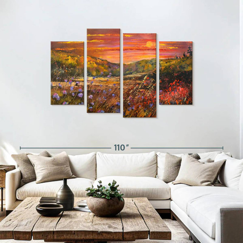 Alvord Sunset Meadow, H 48 po x l 75 po