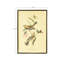Oiseau sur une branche, art mural en bois, portrait