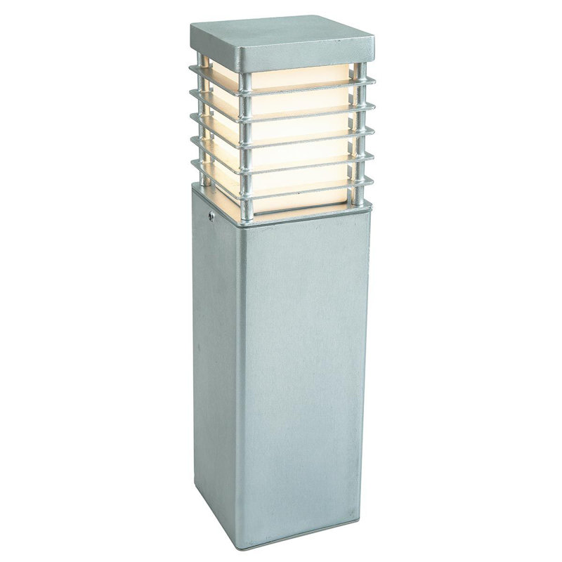 Halstone Transparent Bollards, 490cm H x 120cm W x 120cm D, Galvanized