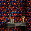 Papier peint géométrique abstrait mural