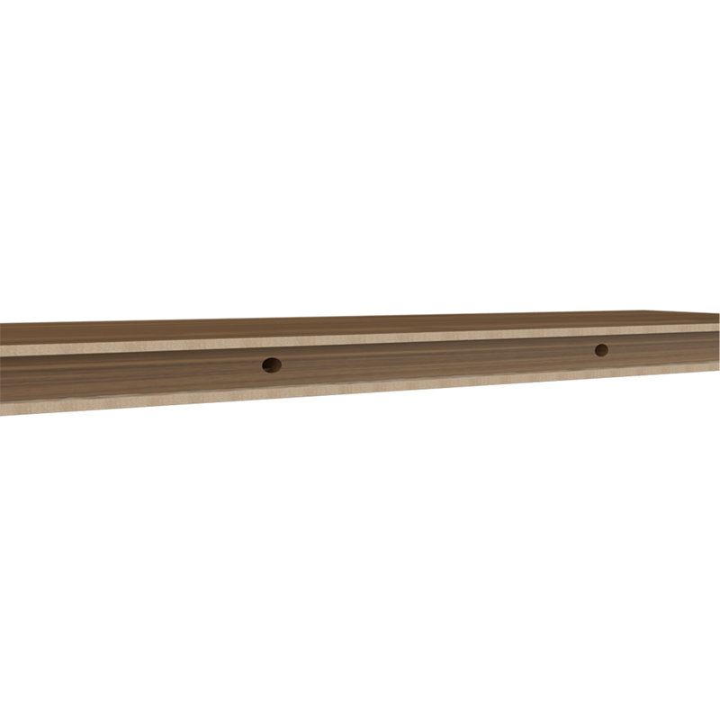Floating Shelf Dallas, Living Room, Mahogany, Mahogany