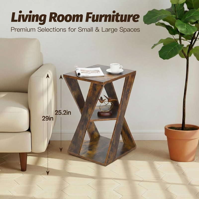 Modern wooden edge table