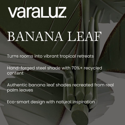 Banana Leaf Wall Sconce - 2-Light - Banana Leaf