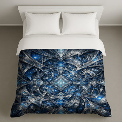 Housses de couette bleu complexe