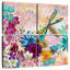 Collage floral fantaisiste Harnek II-109087525