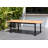 Anautica 9 Piece Teak Finish Outdoor Furniture Dining Set  with Cushions