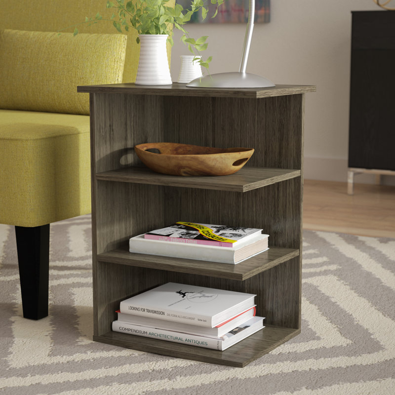 Table de bout magazine Gambier, Gris rustique