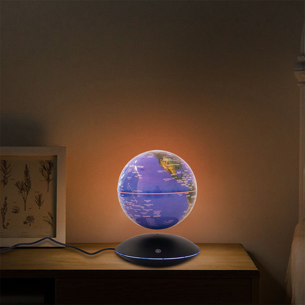 8inch Constellation Levitating Globe Home Decoration Gift Suspended  Rotating Led Light Earth Magnetic Levitation Floating Globe