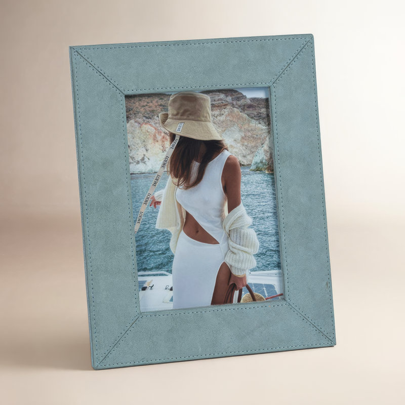 Cadre photo Karina, Côte d'azur - bleu, L 5 po x H 7 po