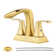 Doris Waterfall Centerset 2-handle Bathroom Faucet with Drain Assembly