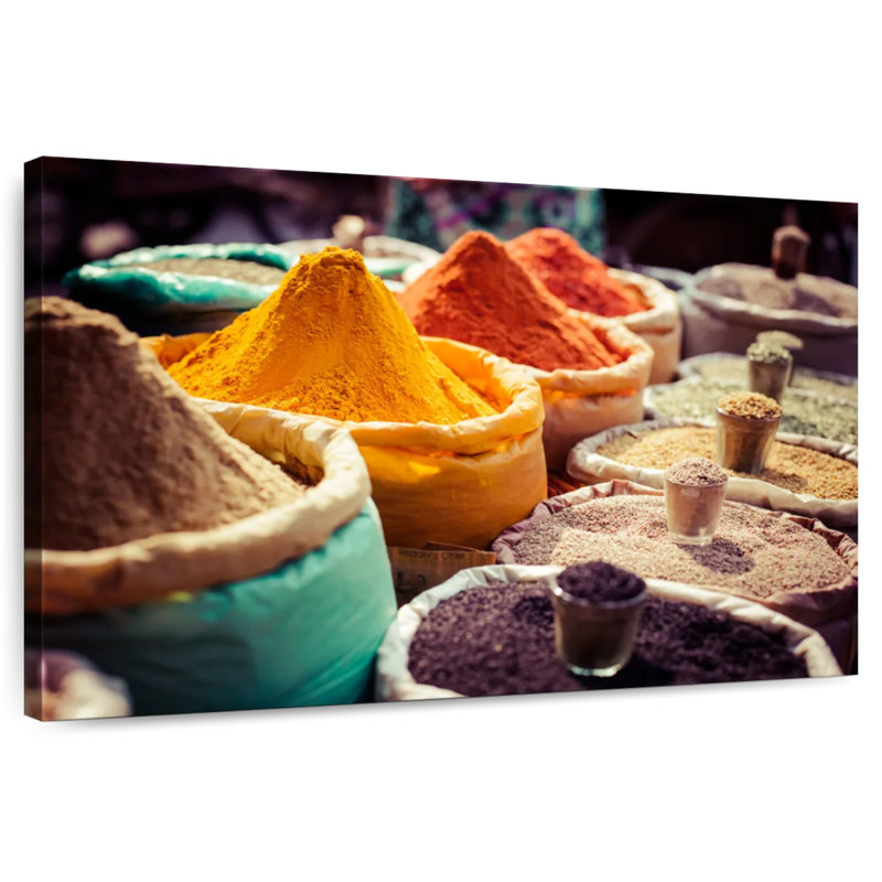 Yarlin Indian Market Spices, 20" H x 30" W