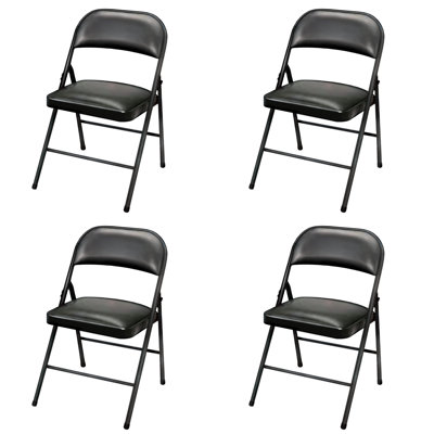 Metal Folding Chair Set