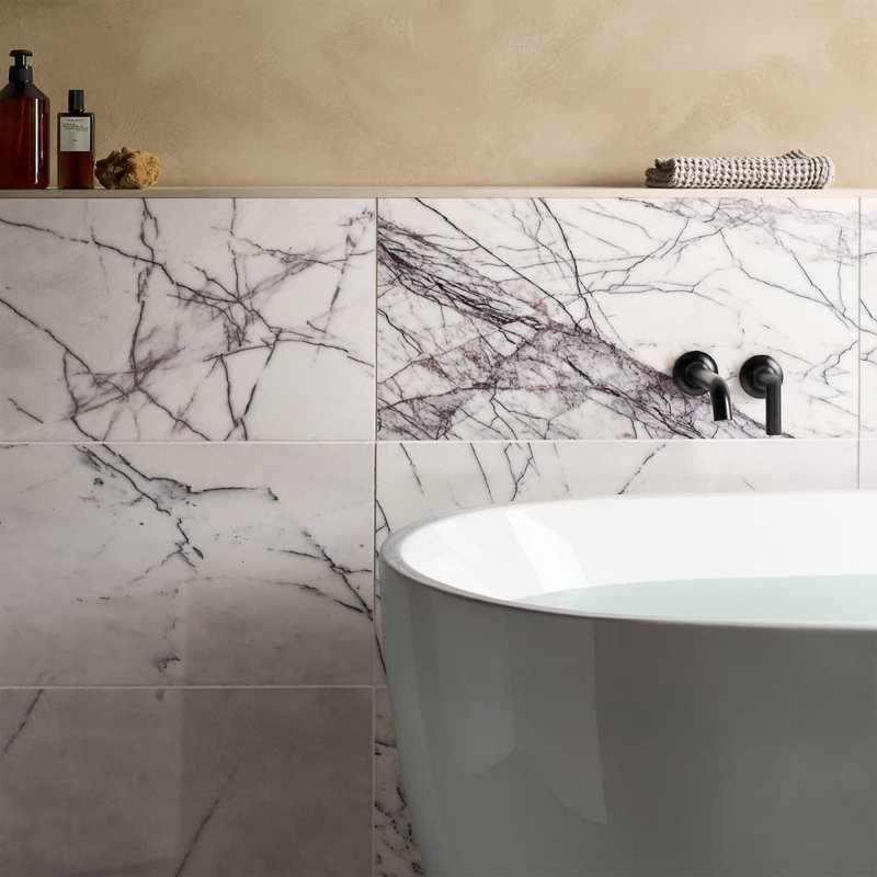 Lilac Premium 12x24 Marble Tile, Polished