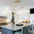 5 - Light Cluster Cylinder Dimmable Pendant with Crystal Accents-1831625032-1871227137