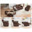 Modern 3-seater Recliner Sofa With Dual Wingback And Plush Fabric Upholstery