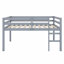 Lit mezzanine en bois avec échelle-446802496